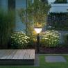 Aluminum 2000mAh Solar Garden Light Waterproof LED Solar Lawn Light for sale