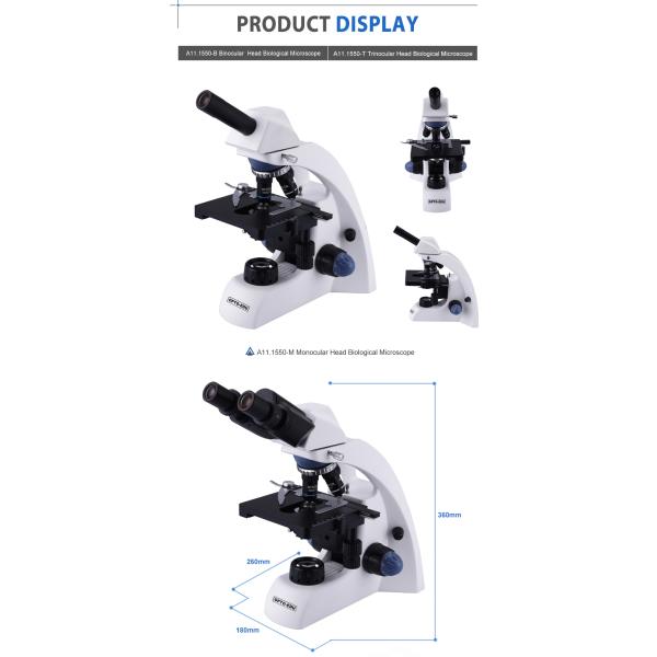 WF10X/18mm Biological Microscope A11.1550 With Finity Optical System