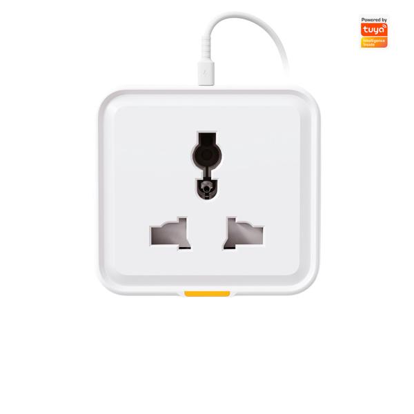 Buy Tuya Smart Home Plug: Universal Type-C 16A WiFi RF433 Travel Adapter Socket with App Control, Voice Assistant Compatibility, and Energy Monitoring at wholesale prices