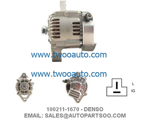 121000-4130 121000-4150 - DENSO Alternator 12V 120A Alternadores