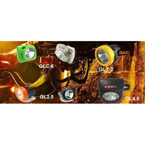 Portable Lightweight Cordless Mining Lights 4000 Lux 2.8Ah Battery Capacity