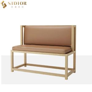 China Leather Upholstery Restaurant Booth Sofa 1.2m Modern Booth Seating on sale