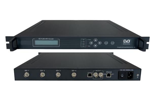 Buy 4 channels H.265, MPEG4 SDI encoder to ASI and IP used in TV stations at wholesale prices
