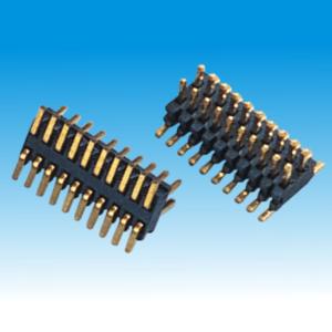 Quality Dual Row PCB Header Connector , SMT Spacer Board To Board Pin Header 0.8*1.2mm for sale