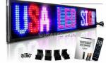 Outdoor Programmable LED Signs Multi Language , Wireless LED Scrolling Message