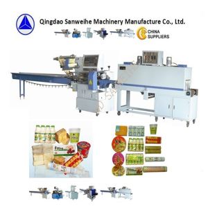 Automatic Heat Shrink Packing Wrapping Machine Fully Sealed Shrink Packing