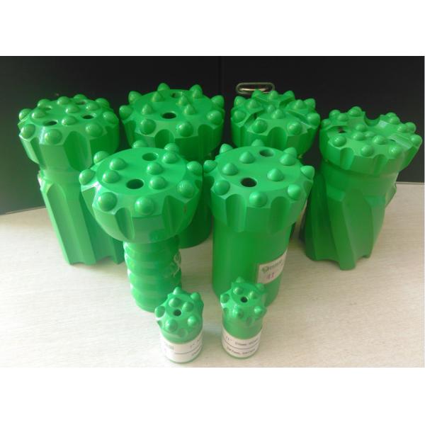Ballistic T45 Quarrying Green Threaded Drilling Tools Retrac Thread Button Bits