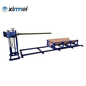 Quality Boring Machine Drilling In Center Of Foam To Allow Sponge Bar To Be Inserted For Peeling Machine Skiving Cylinder Foam Into Thin Infinitely Long Rolls for sale