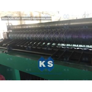 Quality Durable Metal Hexagonal Mesh Machine For Making Gabion Mesh Spiral Coil for sale