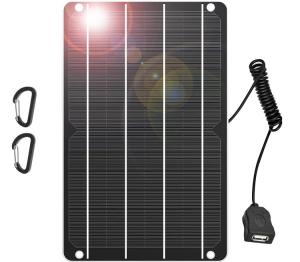 Quality USB Silicon Monocrystalline Portable Solar Charger Panels Emergency 5V for sale