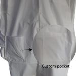 Double Collar Disposable Microporous/PP/SMS Lab Coat for Return refunds up to 30