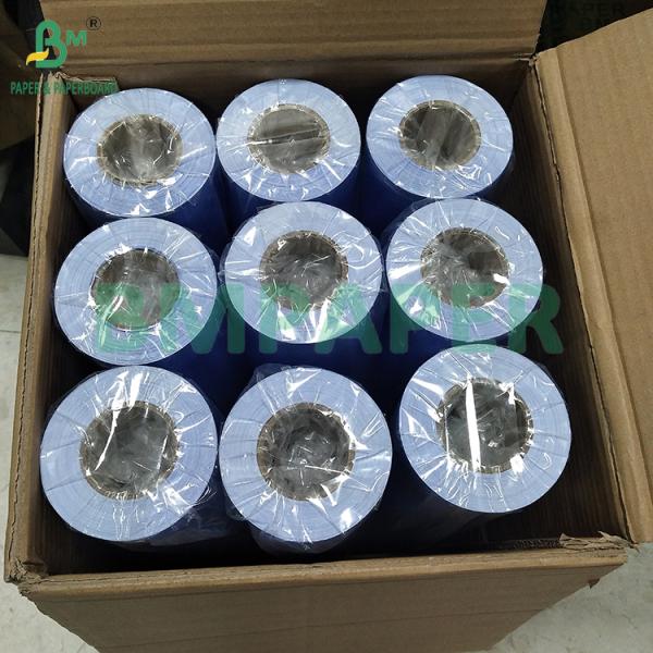 20LB 24" Single Side Bright Blue Violet CAD Plotter Engineering Bond Paper rolls