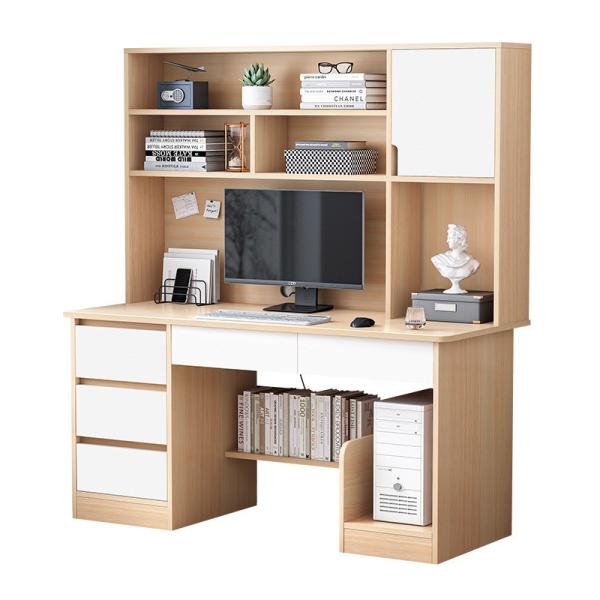 Buy Home Student Study Table Writing Bookcase Bookshelf All-in-One Desk for Simple Computer at wholesale prices