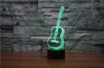 Guitar Rohs 3D Led Illusion Lamp Color Changing Led 3d Illusion Light