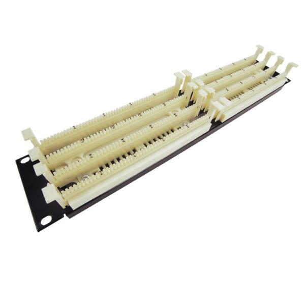 Buy 200 pair 110 Terminal Block 19" 1U 110 Cross Connect Distribution Frame Patch Panel at wholesale prices