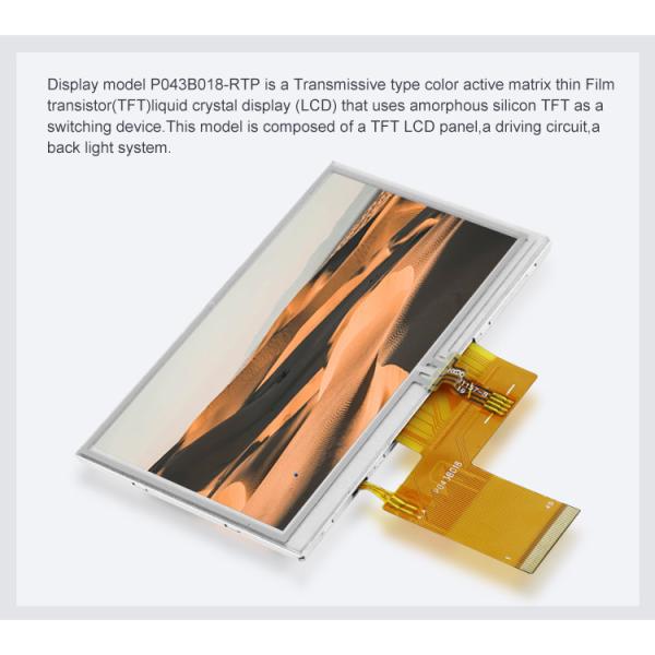 Polcd 800X480 Lcd Tft 4.3 Inch 280 Q38 Nit Raspberry Pi Touch Screen