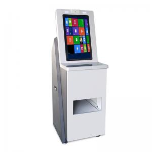 Quality 19 Inch pc touch Screen Keyboard card dispensing self service payment Kiosk for sale