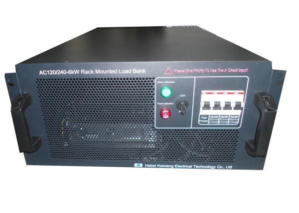 Buy Air Flow Control Rack Mounted Load Bank Grade F With Resisitive Power 6 KW at wholesale prices