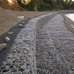 Buy cheap 80x100mm Gabion Wire Mesh Heavy Galvanised Hexagonal Wire Netting from wholesalers