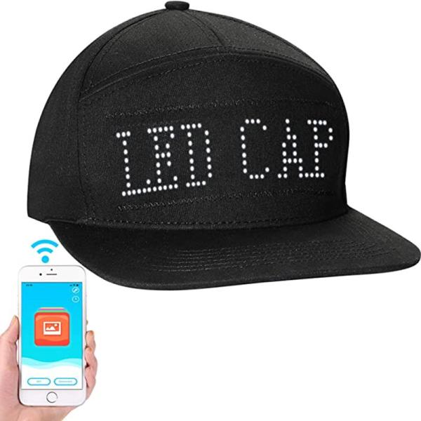 Buy Programmable Bluetooth LED Hat Display Message Editable Cool Caps at wholesale prices