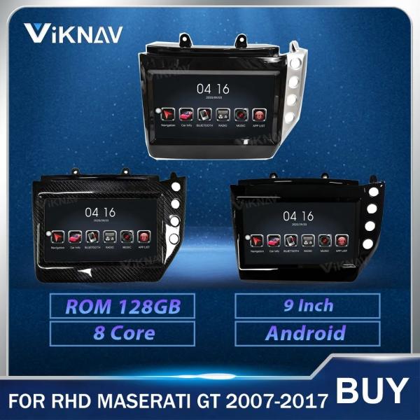 Buy 9 Inch 8 Core LCD screen Head Unit For 2007-2017 Maserati GT GC Navigation Multimedia Player Android Wireless Carplay at wholesale prices