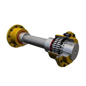 Quality JSJ TYPE Snake Spring Shaft Coupling Floating Shaft Grid Flex Coupling T50 for sale