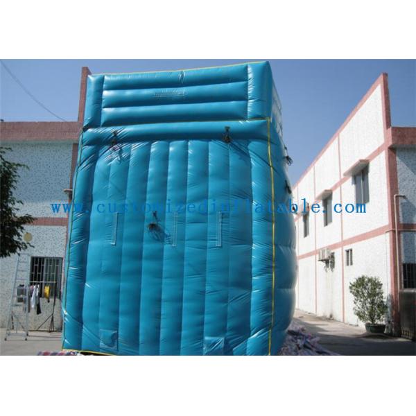 Funny Inflatable Double Slip N Slide With Pool Climb Stair For Kids Outside Sports