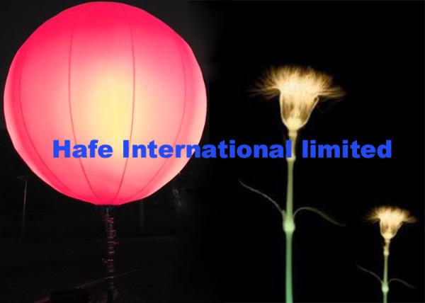 Buy Dimmable Pink Blue RGBW Inflatable LED Light With Durable DMX512 Controler at wholesale prices