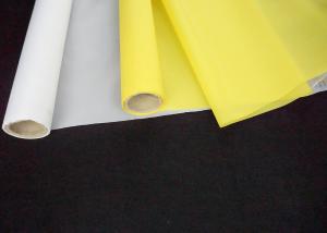 China 77T Polyester Silk Screen Printing Mesh Roll Low Elongation 18 -420 Mesh on sale