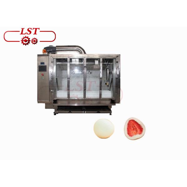 Large Output Chocolate Coating Machine CE Certification For Nuts / Dried Fruits