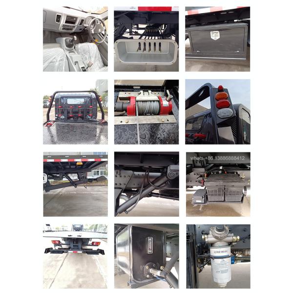 5T Dongfeng Flatbed Wrecker 4*2 Extended Cooling System for Middle Eastern Climate