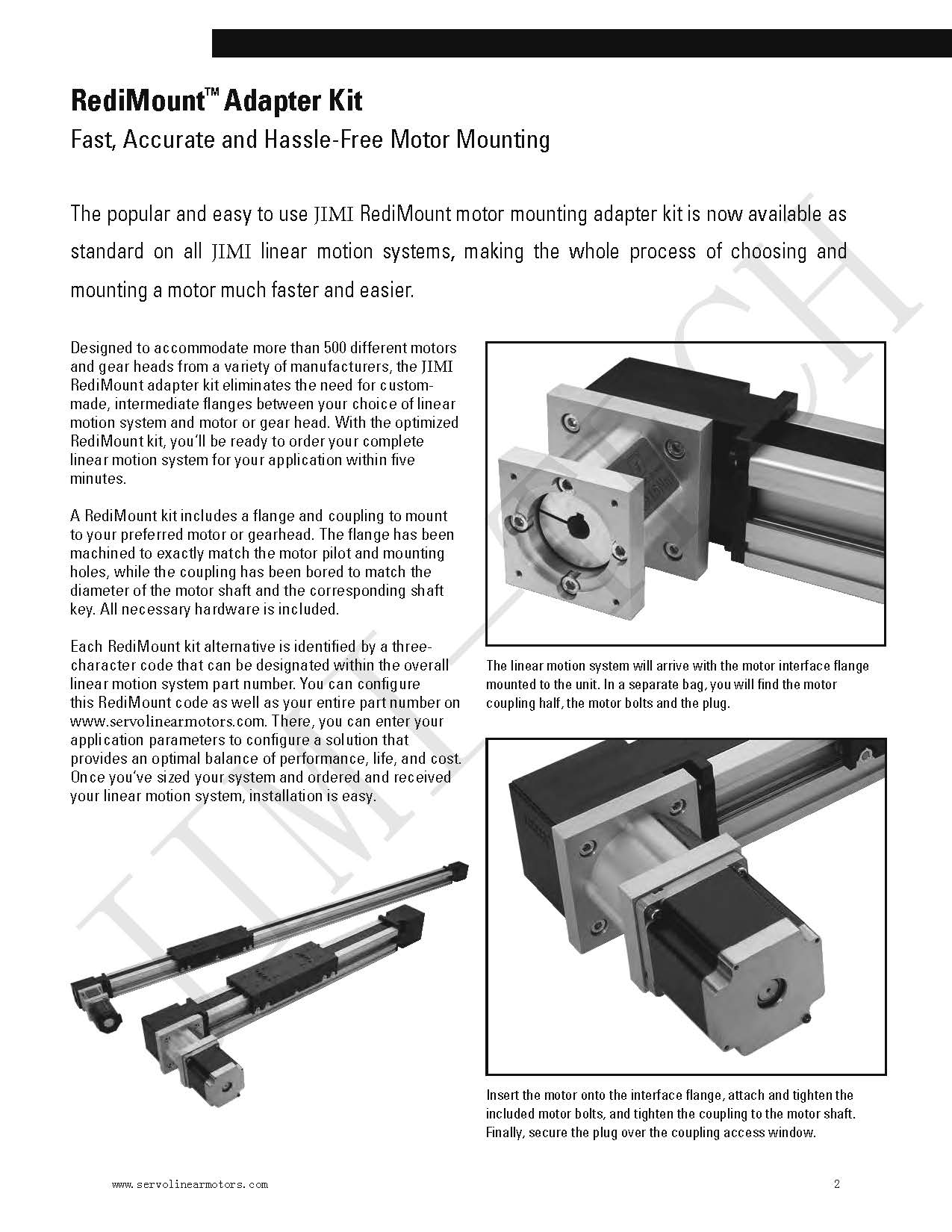 Fully Enclosed Linear Guide Rail 10000N Actuator Solar Tracker High Speed