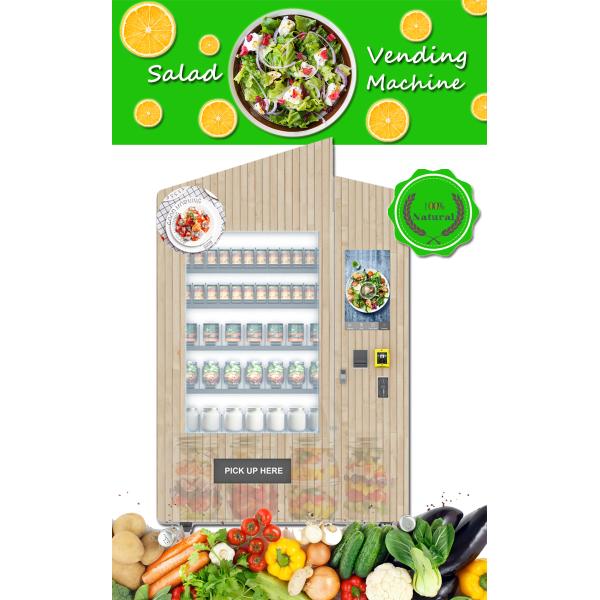 Sandwich 32 Inch Corn Salad Vending Machine With Elevator Conveyor System