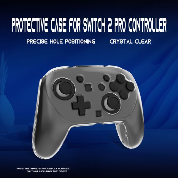 Ultra Clear Protective Case for Nintendo Switch 2 Pro - Shockproof & Scratch-Resistant Snap Cover