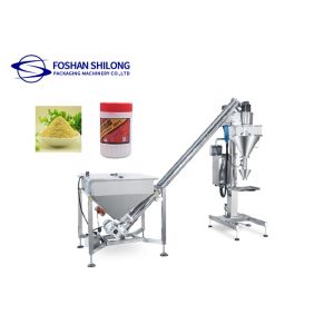 PLC Control Automative Powder Bagging Machine 50L Weighing Capacity