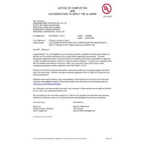 Shenzhen GEAO Technology Co., Ltd. Certifications