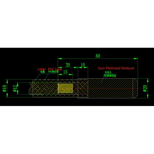 Purple Platinized Niobium Electroplating Accessories For Conductivity