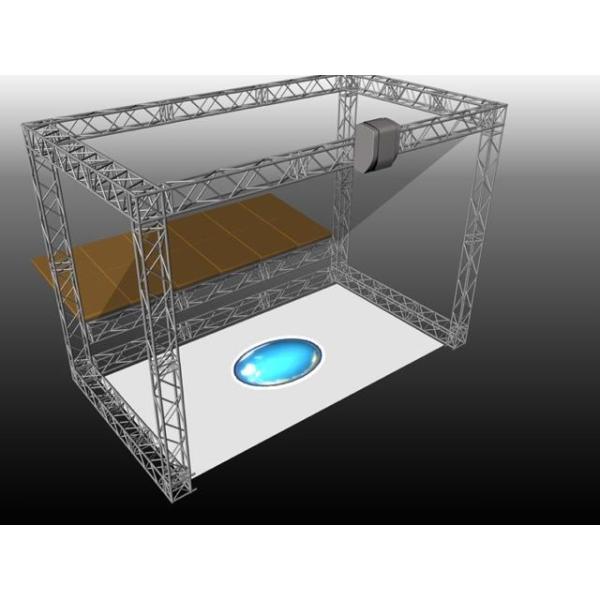 HD Holographic Projection System / Live Hologram Projection With 3d Holofilm