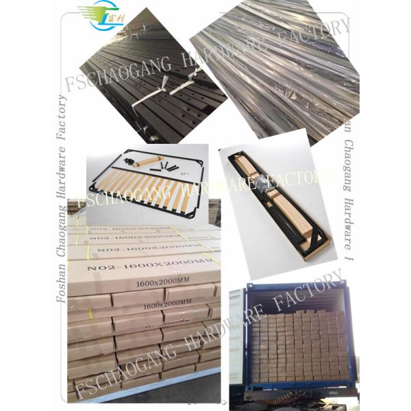 Round Shaped Folding Metal Slatted Bed Base For Mattress Support