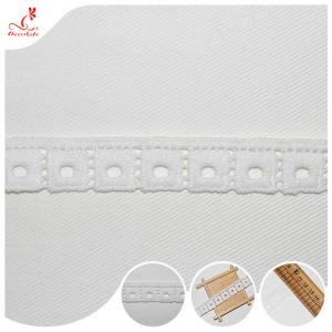 China Milky Lace Ribbon Trim Accessory 1.9cm Width For Lady Garment Diy Decoration on sale