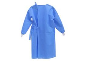 China Medical SMS Surgical Gown For Patients Tri Anti Effects Disposable Tie On Style on sale