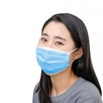 Light Weight 3 Ply Medical Face Mask Full Length PVC Concealed Nose Piece