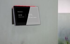 Quality Black Color Wall Tablet display with wifi three-colors LED For Home Automation for sale