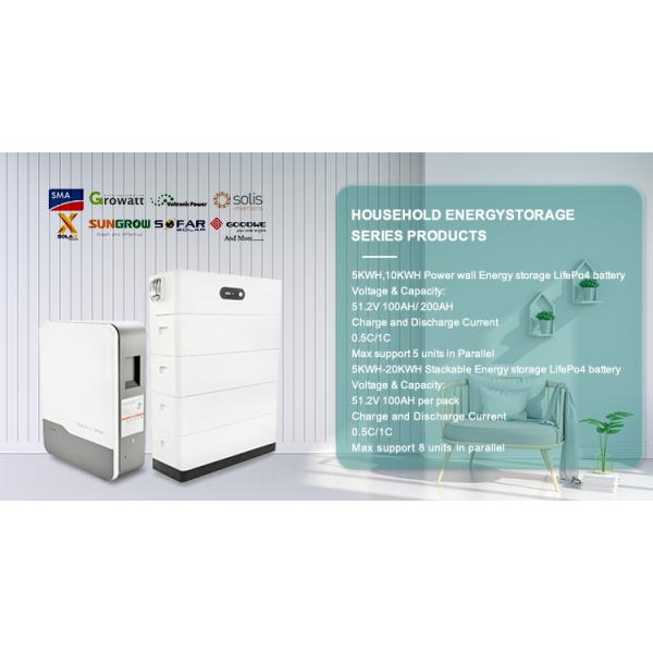 High Capacity Container Energy Storage Battery 5kW 10kW 100Ah 200Ah 6000 Cycle Life