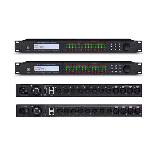 USB RS485 RS232 Interfaces Control Audio Processor Sound System With Fir Speaker