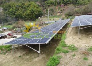 Quality Pre - Assembled Solar Panels Ground Mounting System With Stable Structure for sale