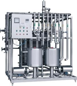 China Sliver Color Milk Pasteurization Equipment , Milk Pasteurisation Machine Customized Size on sale