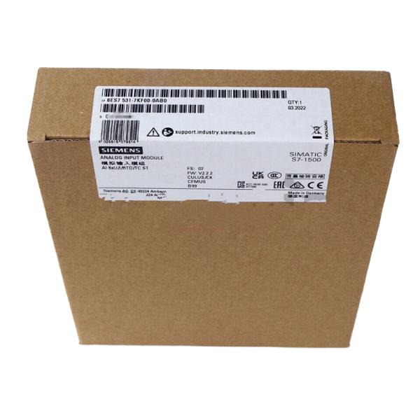 SIEMENS PLC SIMATIC S7-1500 AI 8XU/I/RTD/TC ST 6ES7531-7KF00-0AB0 TO BE ORDERED SEPARATELY