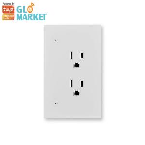 Quality Tuya Wifi Electrical Sockets Voice Control Universal Smart Socket With Alexa / Google for sale