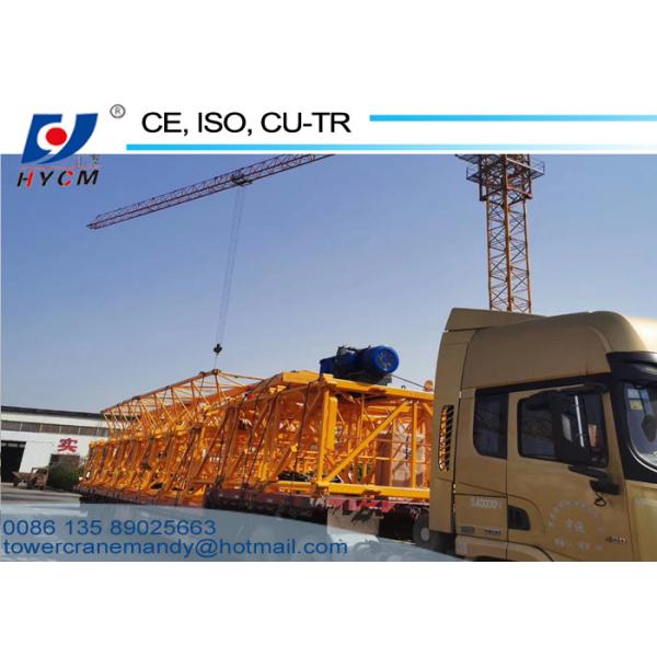 55m Tower Crane Jib Length 380V/50Hz Topless Tower Cranes 160m Max. Lifting Height Types of Tower Cranes